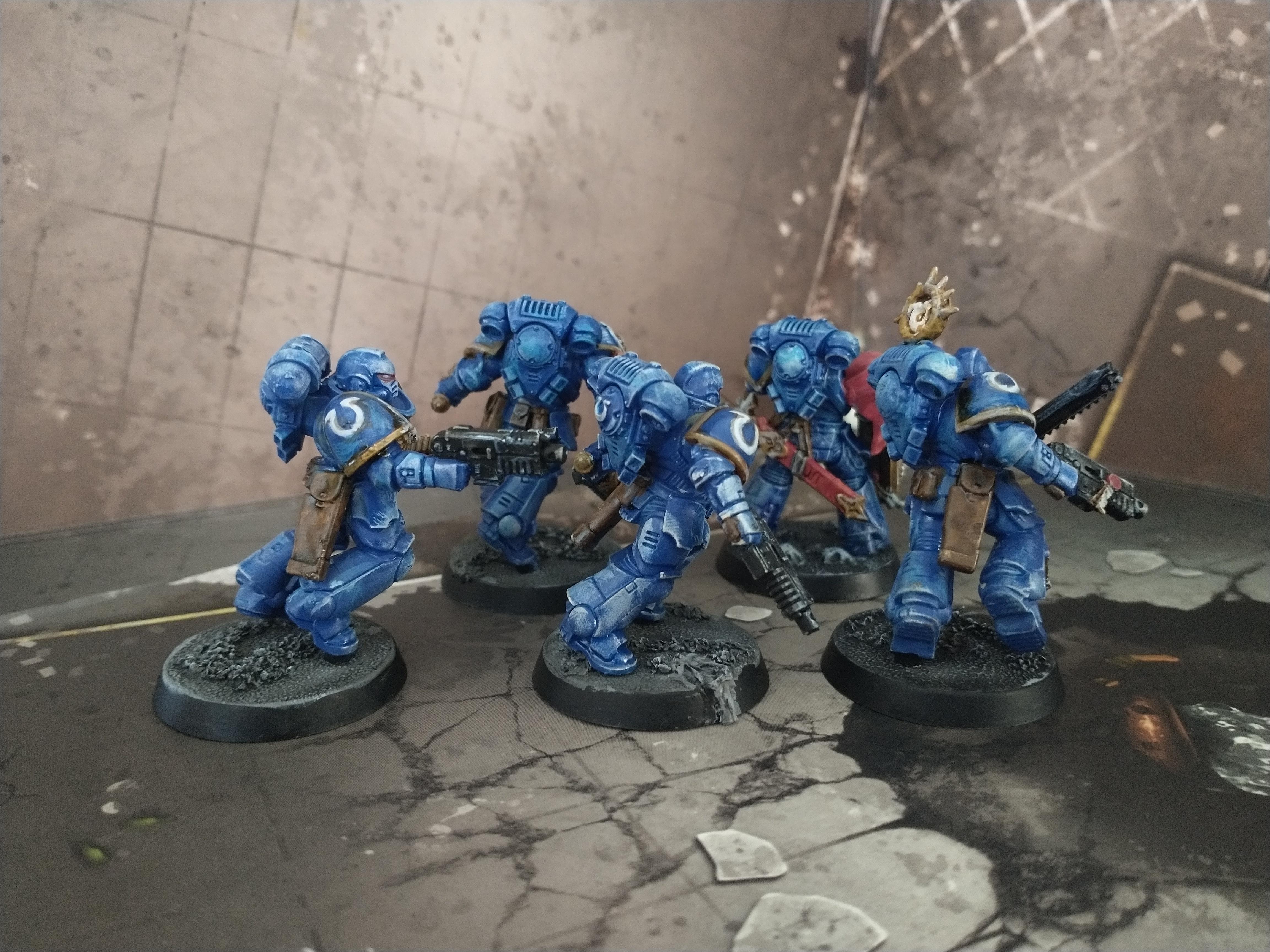 Warhammer 40k : Intercessors Ultramarines Primaris - Kill Team / Space Marines - Figurines Neuves